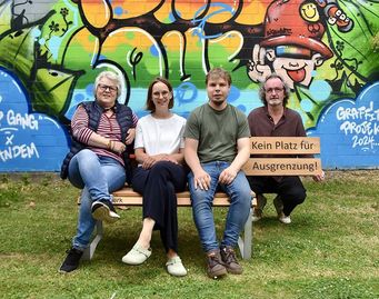 (v. l.) Marion Kaiser, Dr. Lena Gumnior, Christoph Abraham und Andreas von Glahn zogen ein positives Fazit der gemeinsam Gespräche.