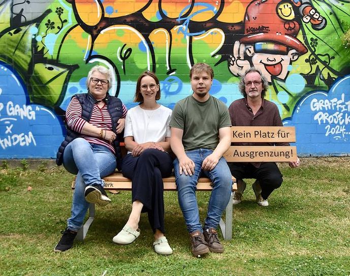 (v. l.) Marion Kaiser, Dr. Lena Gumnior, Christoph Abraham und Andreas von Glahn zogen ein positives Fazit der gemeinsam Gespräche.