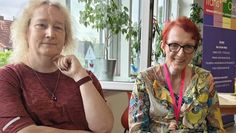 Kim M. Becker und Gründerin Ilka Christin Weiß sind heute die Ansprechpersonen bei Trans*Net OHZ.
