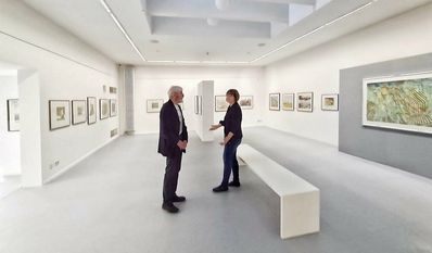 Die Worpsweder Kunsthalle bietet den Werken von Hans-Georg und Ursula Rauch die richtige Bühne, findet Horst Rasch. Er schenkte dem Museum ausgewählte Werke des Paares. Foto: alvo