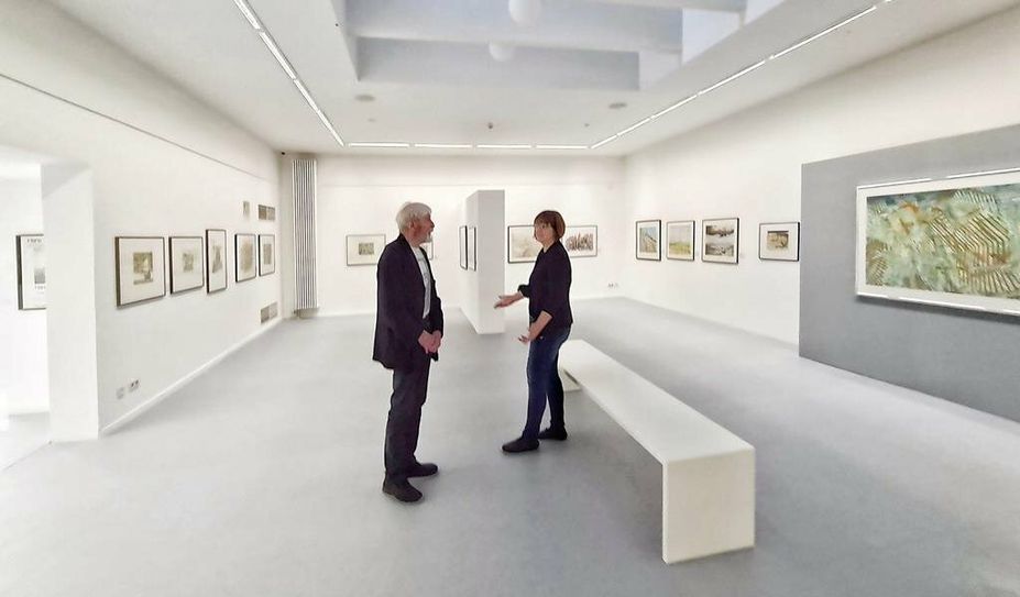 Die Worpsweder Kunsthalle bietet den Werken von Hans-Georg und Ursula Rauch die richtige Bühne, findet Horst Rasch. Er schenkte dem Museum ausgewählte Werke des Paares. Foto: alvo