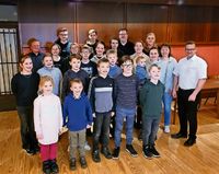 Beid er Hauptversammlung wurden auch die Sportabzeichen verliehen.