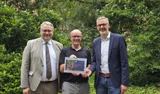 Landrat Marco Prietz, Udo Fischer (Touristikverband) und Karsten Heinsohn (dwif-Consulting GmbH) präsentierten die zentralen Ergebnisse der Studie.