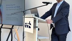 evb-Geschäftsführer Christoph Grimm erklärte den aktuellen Stand zur Streckenreaktivierung.
