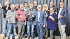 Alle Bremervörder Bürgermeister:innen und der Tandem-Vorsitzende Andreas von Glahn (links) freuen sich auf die Wette.
