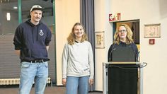 Lasse Kück, Kassandra Knop und Janna Eckert sprachen über ihre Arbeit bei dem Kreisjugendkonvent und konnten positive Bilanz ziehen.