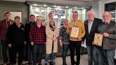 (v. l.) Jens Grochau, Bruno Brodtmann, Jürgen Bredehöft, vorne Silke Höllings-Bredehöft, Petra Grochau, Nicola Zeidler, Günther Falk, Torsten Schreiber Wolfgang Postel, hinten Malin Möller