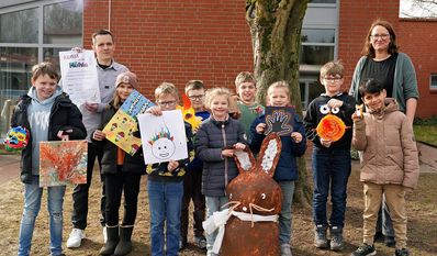 Die Kinder werden gemeinsam mit Thomas Schröder und Jutta Müller die Ausstellung präsentieren.