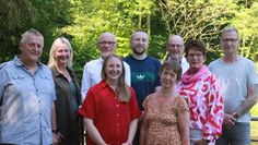 Von links: Andreas Becker, Stephanie Blanckenstein, Thomas Müller, Annika Riemeier, Jan-David Reimeier-Jahnke, Alice Wellbrock, Reinhold Warnecke, Rita Warnecke, Dieter Schindler.