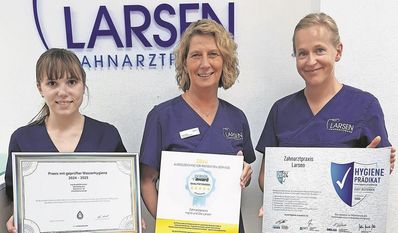 Ingrid und Ole Larsen freuen sich nicht nur über die Zertifizierungen, sondern besonders über glückliche Kunden.