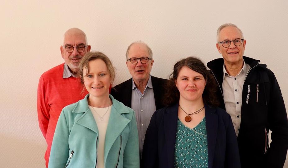 Gerhard Foß, Agnes Ploch, Jan Franze, Lotta Kohlmann und Manfred Henkis.