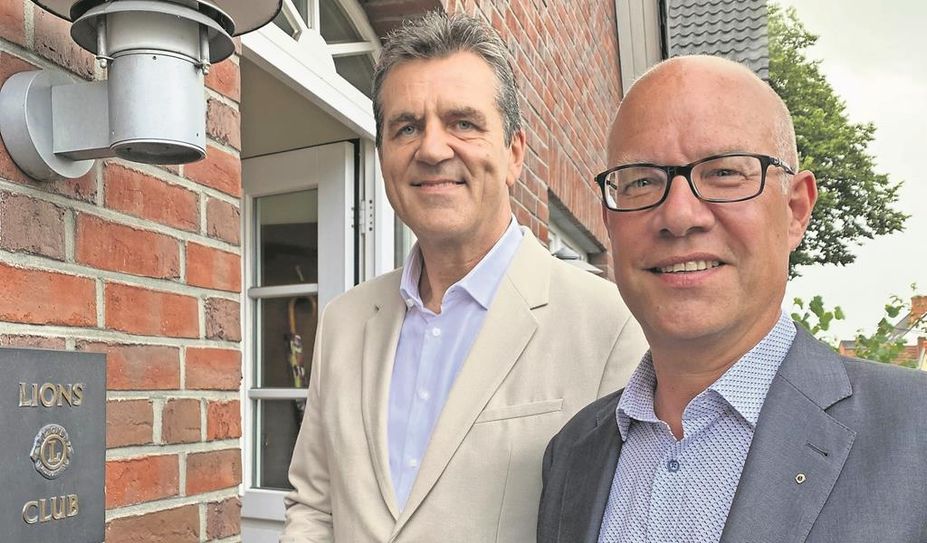 Björn Pformmer (rechts) freut sich auf ein ereignisreichens Jahr als Präsident.