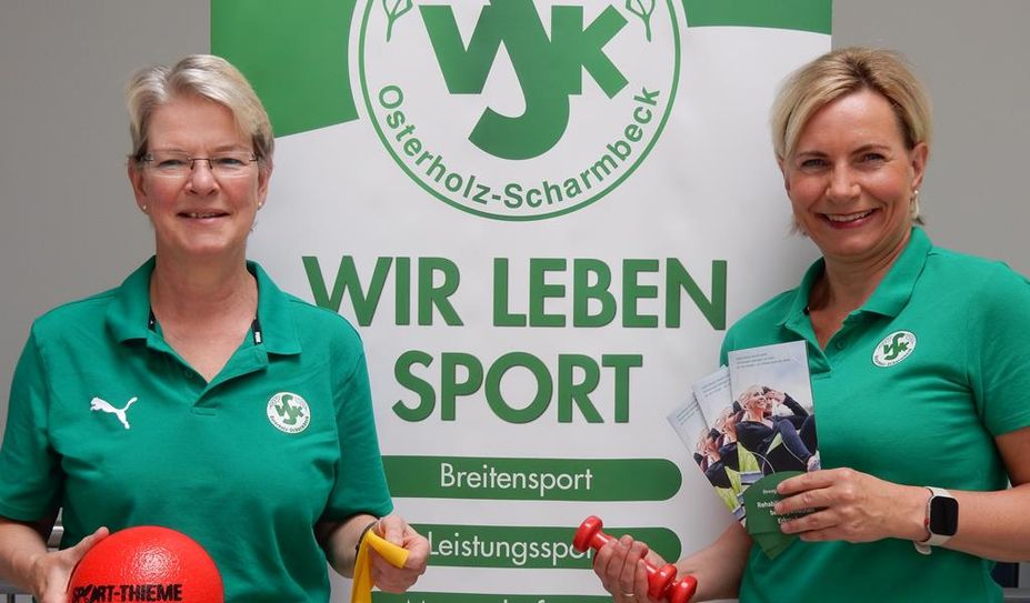 Karin Simon (links) und Nicole Eichhorn sind die Übungsleiterinnen für die neue Reha-Sportgruppen für Menschen mit psychischen Erkrankungen, die im September starten sollen.