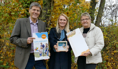 (v. l.) Wolfgang Heeger, Gina Hirsch und Annemarie Lampe freuen sich auf das neue gemeinsame Projekt.