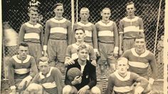 Die erste Männer-Fußballmannschaft des Turn- und Sportverein Alfstedt.