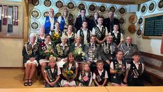 Die amtierenden Würdenträger freuen sich auf das Schützenfest.