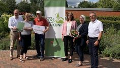 Die Meyenburger Delegation nach der Siegerehrung in Kirchboitzen.
