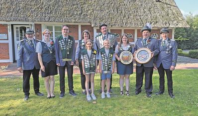 Das neue Königshaus ferut sich schon jetzt auf das nächste Schützenfest.