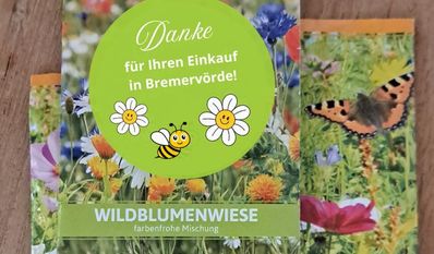 Auch Wildbienen freuen sich über die bunte, florale Vielfalt.