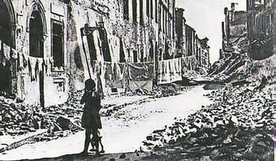 Die Stadt Warschau 1944.