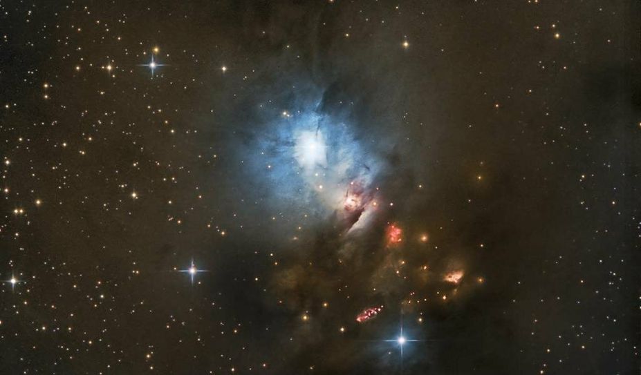 Mit einer Entfernung von rund 1000 Lichtjahren befindet sich das Sternentstehungsgebiet NGC 1333 - im kosmischen Maßstab - quasi vor unserer Haustür. Foto: eb