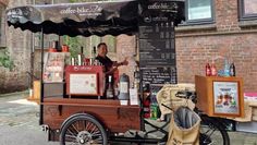 Das Coffe-Bike von Daniel Jakob bietet die verschiedensten Kaffee-Spezialitäten.