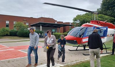Für viele Besucherinnen und Besucher das Highlight des Tages: die Hubschrauberrundflüge.