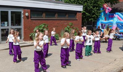 Die Kinder der Tanzgruppe zeigten ihr Können.