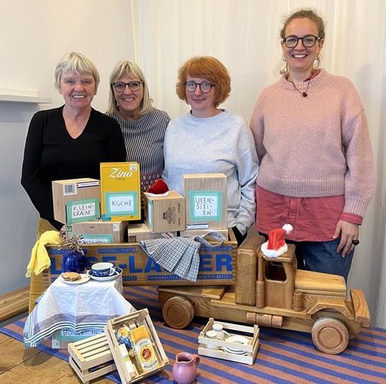 (v. l.) Sabine und Ute Gartmann, Corinna Pourian und Katharina Schulze wollen eine besondere Aktion in der Stadt etablieren.