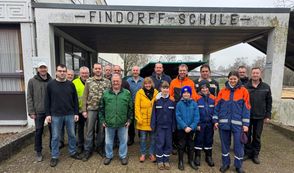 Die fleißigen Helfer:innen wurden nach der Aktion mit einem Mittagessen belohnt.