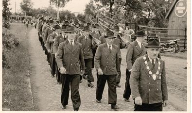 Das Schützenfest im Jahr 1952.