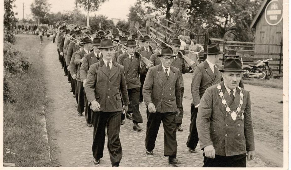Das Schützenfest im Jahr 1952.