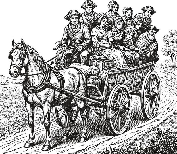 Das Hassobjekt zu Pferd und Kutsche: Siedler.