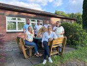 Das neue Oldendorfer Erntefestkomitte (hinten v. l.: Mirco Roskamp, Adrian Werscheck, Mirko Antholz, vorne v. l.: Kira Dietrich, Andrea Zittlau, Miriam Breden-Müller, nicht im Bild: Lea Schnackenberg)