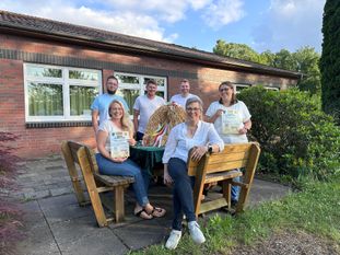 Das neue Oldendorfer Erntefestkomitte (hinten v. l.): Mirco Roskamp, Adrian Werscheck, Mirko Antholz, (vorne v. l.): Kira Dietrich, Andrea Zittlau, Miriam Breden-Müller.