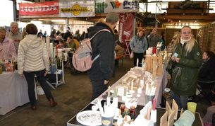 Die Aussteller waren sehr zufrieden mit dem Kunsthandwerkermarkt.