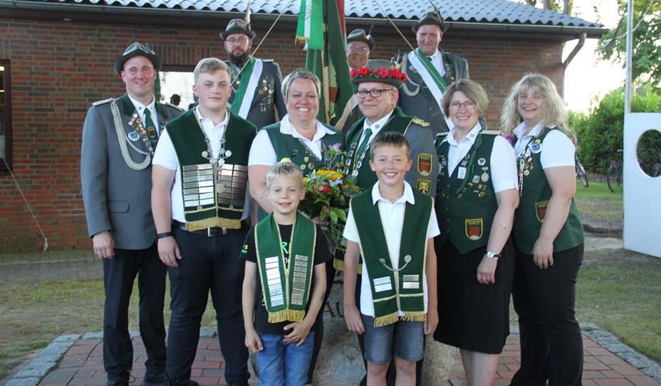 Das neue Königshaus freut sich auf ein schönes und erfolgreiches Schützenjahr.