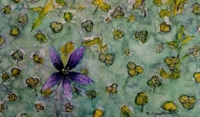 Zu sehen sind Ölbilder, Aquarelle und Tuschezeichnungen