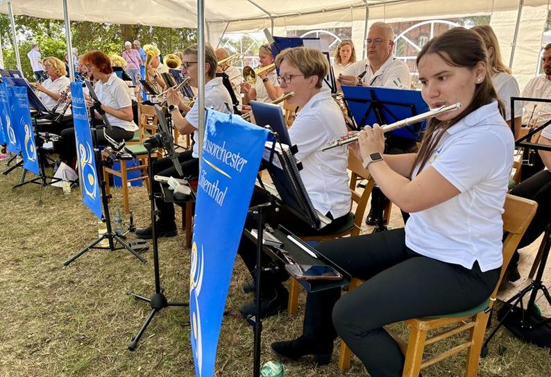 Die Mitglieder des Blasorchesters Lilienthal freuen sich schon auf das neue Konzertformat.