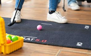 Unter den Challenges war auch Bürogolf eine Disziplin.