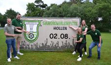Der Vorstand der Hollner Landjugend freut sich auf die legendäre Sandkuhlenfete am 2. August.