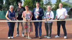 Voller Vorfreude: Eva John, Philip Nitzsche, Ute Goertz, Bürgermeister Kim Fürwentsches, Susanne Hogenkamp und Jens Themsen.