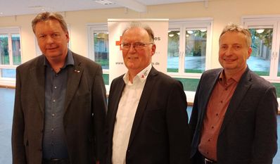(v. l.) Frank Pingel, Günther Köhnke und Rolf Eckhoff freuen sich auf die kommende gemeinsame Zeit.