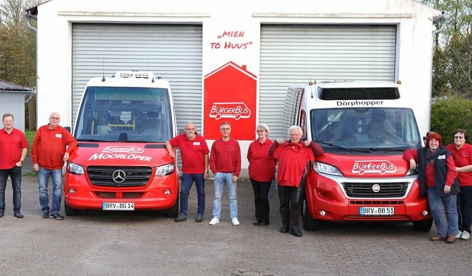 Das Team des BürgerBus-Vereins Gnarrenburg ist gewachsen und freut sich auf Fahrgäste.