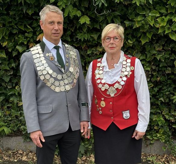 Die amtierenden Majestäten freuen sich auf ein großes Jubiläumsfest.