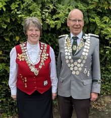 Die amtierenden Majestäten freuen sich auf ein großes Jubiläumsfest.