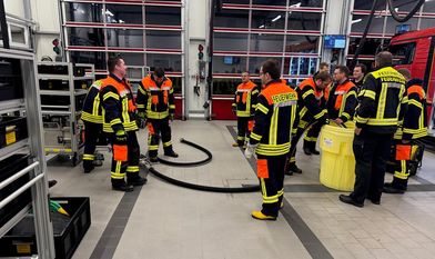 Mit viel Eifer und Elan nahmen die Feuerwehrleute an der Ausbildungswoche teil.
