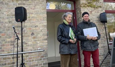 Ihr kreatives Schaffen wurde ausgezeichnet: Mirja Wark und Stefan Ehlert.