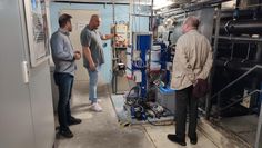 Kürzlich trafen sich einige Mitglieder der Bremervörder CDU-Fraktion im Beisein einiger Techniker mit Fachbereichsleiter Sascha Doege (Bildmitte), um sich über die Probleme zu informieren.
