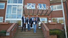 (v.l.) Die Initiatoren aus Cuxhaven, Hagen im Bremischen und  Beverstedt.